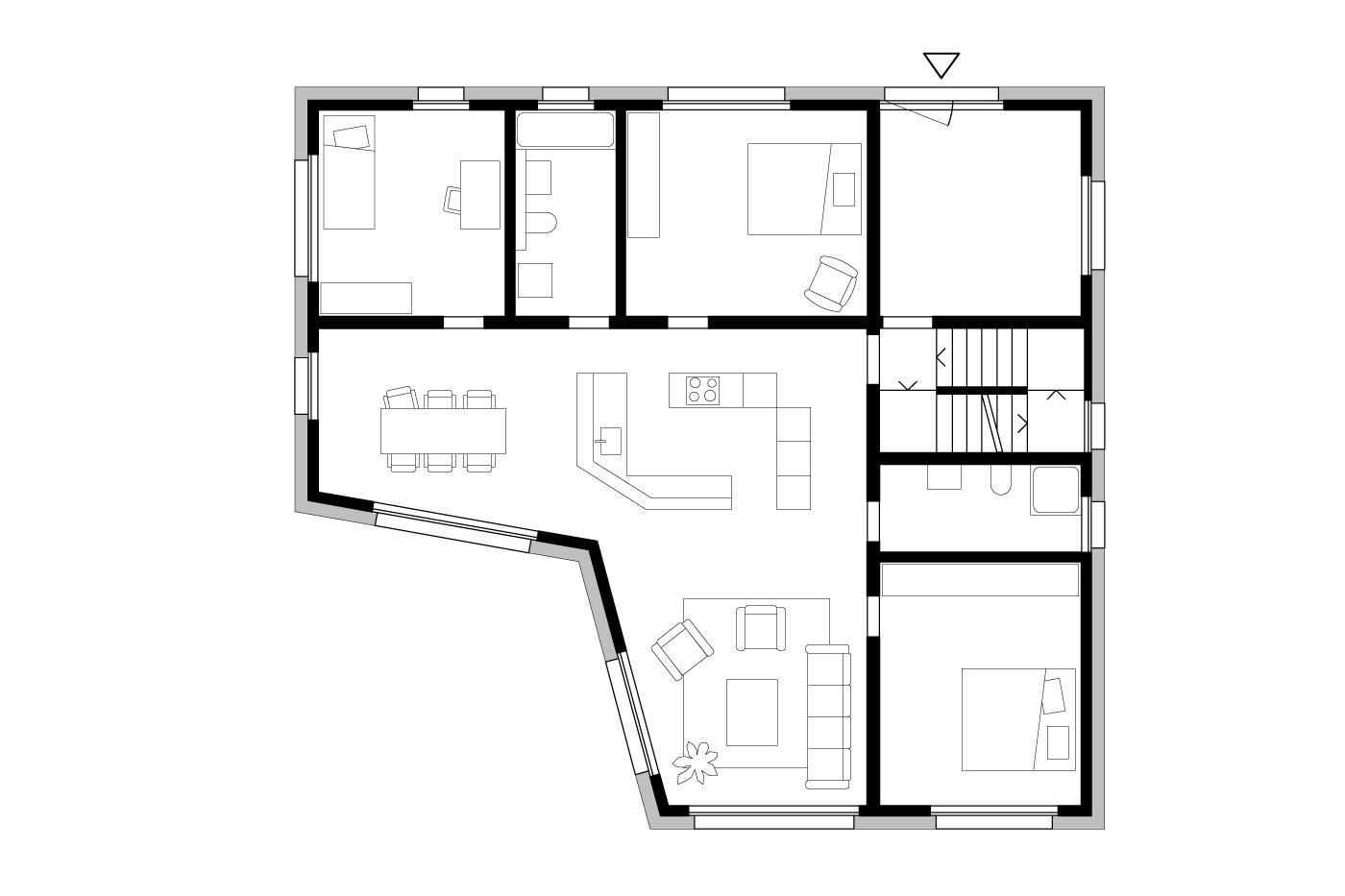 4,5 pièces appartement en location Neyruz